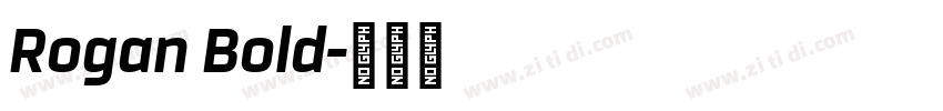 Rogan Bold字体转换